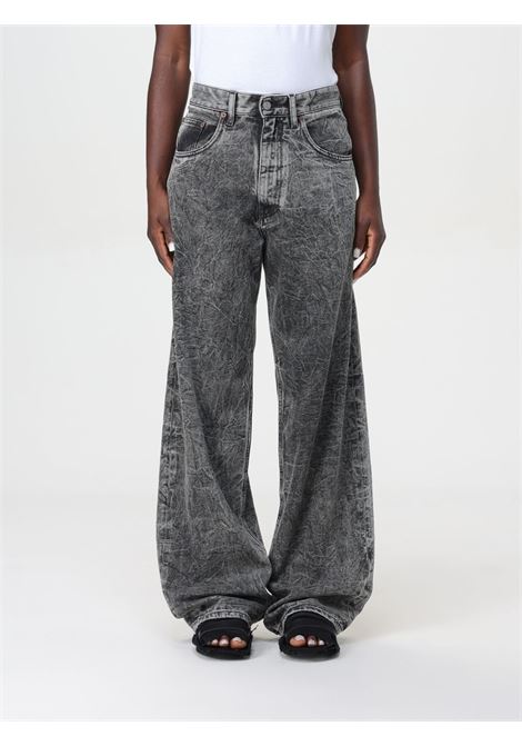 jeans 5 pocket donna grigio in cotone MM6 MAISON MARGIELA | S52LA0236 M30011860